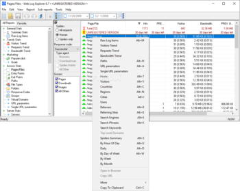 Web Log Explorer Enterprise screenshot 2