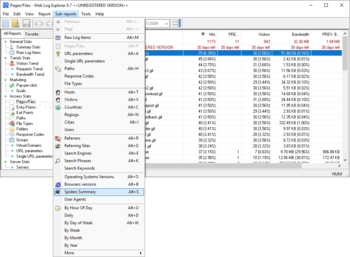 Web Log Explorer Enterprise screenshot 5
