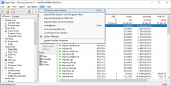 Web Log Explorer Enterprise screenshot 6