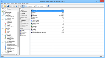 Web Log Explorer Lite screenshot