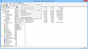 Web Log Explorer Lite screenshot 6