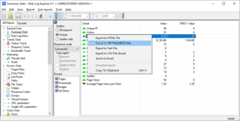 Web Log Explorer Professional screenshot 2