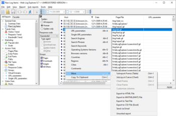 Web Log Explorer Professional screenshot 3