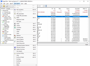 Web Log Explorer Professional screenshot 7