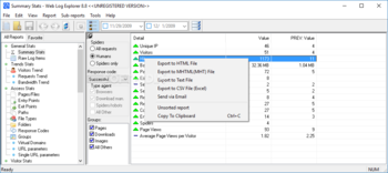 Web Log Explorer Standard screenshot 2
