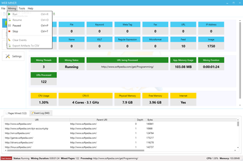 WEB MINER screenshot 10