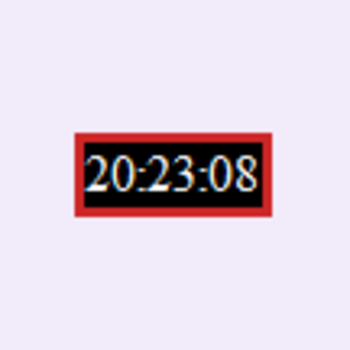 Web Page Clock screenshot