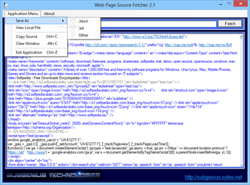 Web Page Source Fetcher screenshot 2