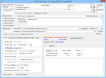 Web Proxy Checker Pro screenshot