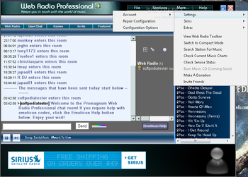 Web Radio Professional screenshot 2