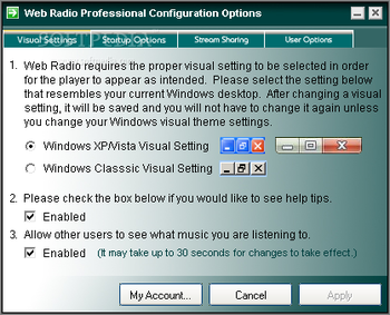 Web Radio Professional screenshot 3