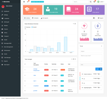 Web School Community Edition screenshot