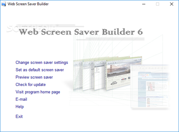 Web ScreenSaver Builder screenshot