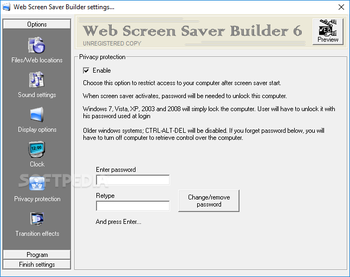 Web ScreenSaver Builder screenshot 6