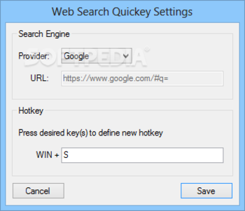 Web Search Quickey screenshot 2