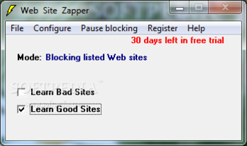 Web Site Zapper screenshot