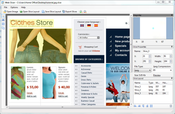 Web Slicer screenshot