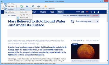 Web Snapshot screenshot 3