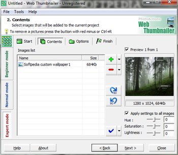 Web Thumbnailer screenshot 2