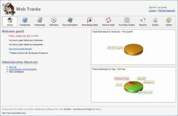 Web Tracks 2013 screenshot