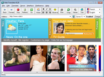 Web Translator screenshot