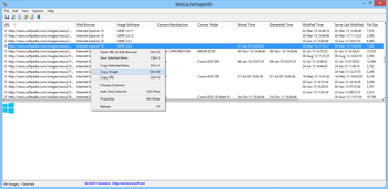 WebCacheImageInfo screenshot