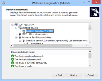 Webcam Diagnostics screenshot 2
