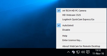 Webcam for Remote Desktop screenshot