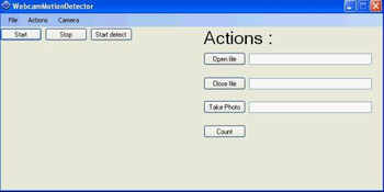 Webcam Motion Detector screenshot