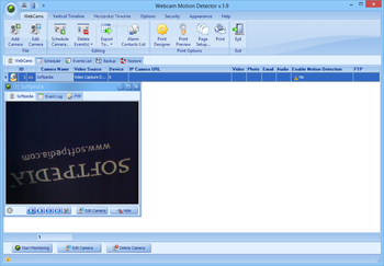 Webcam Motion Detector screenshot