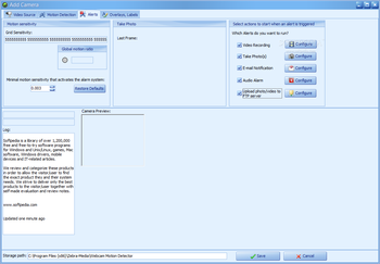 Webcam Motion Detector screenshot 13