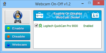 Webcam On-Off screenshot