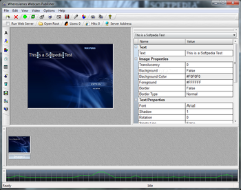 Webcam Publisher screenshot