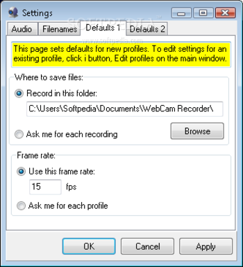 WebCam Recorder screenshot 5
