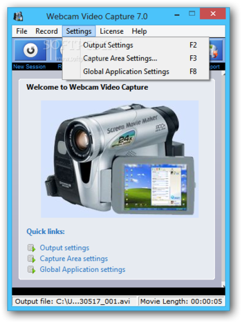 Webcam Video Capture screenshot 4