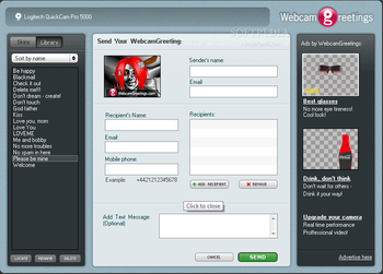 WebcamGreetings Studio screenshot 3