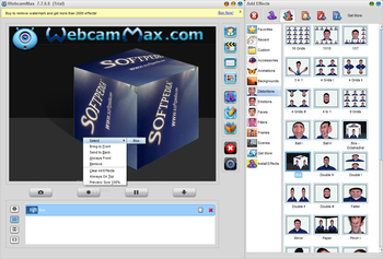 WebcamMax screenshot 2
