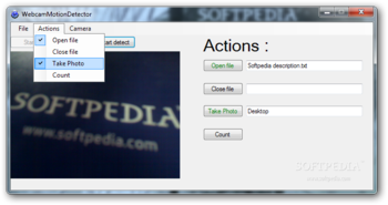 WebcamMotionDetector screenshot 2