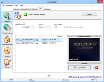 webcamXP screenshot 2