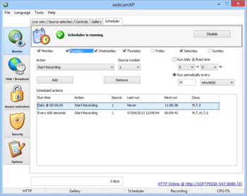 webcamXP PRO screenshot 3