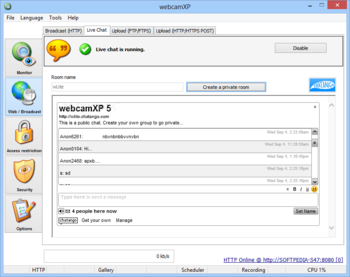 webcamXP PRO screenshot 5