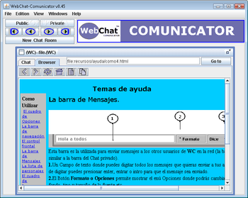WebChat - Communicator screenshot