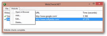 WebCheck.NET screenshot 2