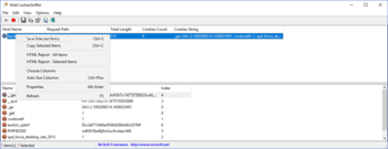 WebCookiesSniffer screenshot