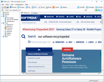 WebCruiser - Web Vulnerability Scanner Personal / Free screenshot