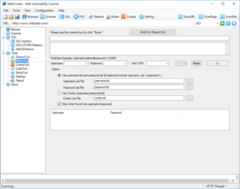 WebCruiser - Web Vulnerability Scanner Personal / Free screenshot 3