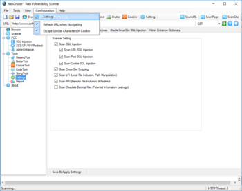 WebCruiser - Web Vulnerability Scanner Personal / Free screenshot 5