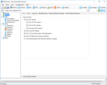 WebCruiser - Web Vulnerability Scanner Personal / Free screenshot 6