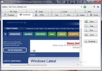 WebData Extractor screenshot 2