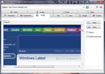 WebData Extractor screenshot 3